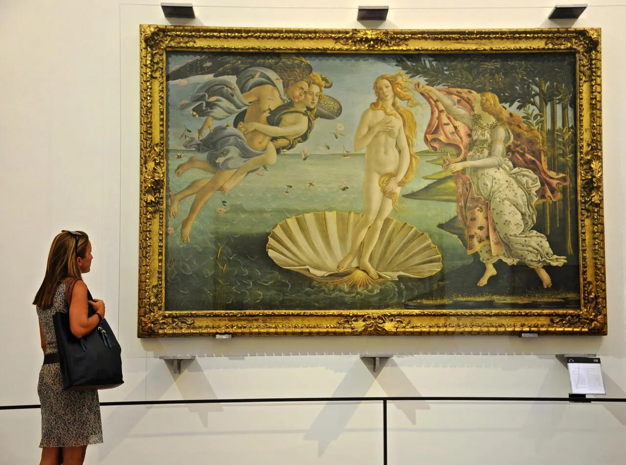 La Venere del Botticelli esposta agli Uffizi