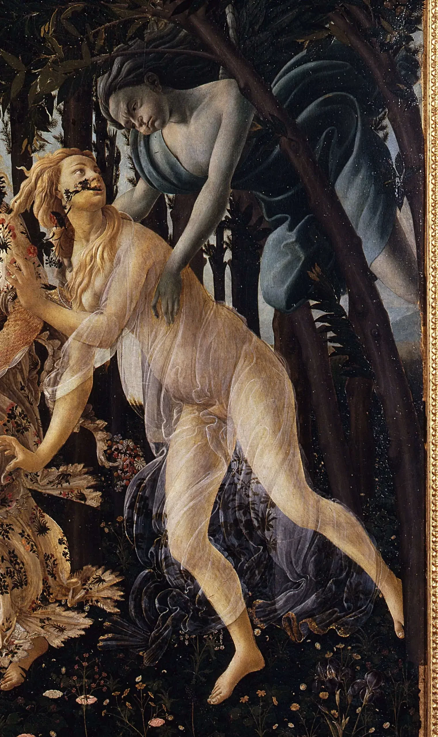 Sandro Botticelli - Primavera - Dettaglio